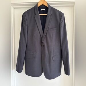 Calvin Klein Suit Navy Blue 2 Pc: XL/TL Slim Fit (42) Pants 33 x 32